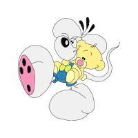 Cat Playing With Yarn Animals