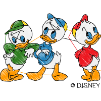 Huey Dewey And Louie Animals