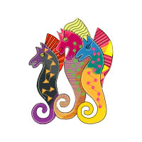 Lined Seahorse Animals Lined Seahorse Animals