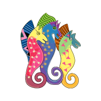 Lined Seahorse Animals Lined Seahorse Animals