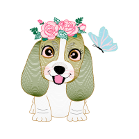 Basset Art Sien Normand Animals