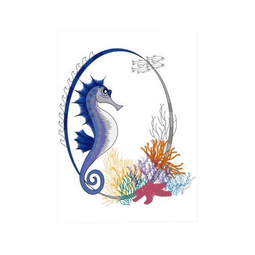 Lined Seahorse Animals Lined Seahorse Animals