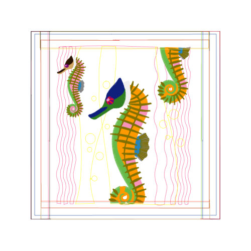 Lined Seahorse Animals Lined Seahorse Animals