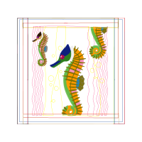 Lined Seahorse Animals Lined Seahorse Animals