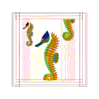 Lined Seahorse Animals Lined Seahorse Animals