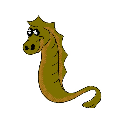 Lined Seahorse Animals Lined Seahorse Animals