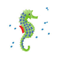 Lined Seahorse Animals