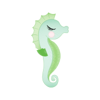 Lined Seahorse Animals