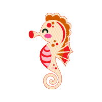 Lined Seahorse Animals
