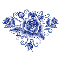 Blue Rose Flowers