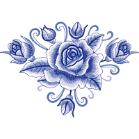 Blue Rose Flowers