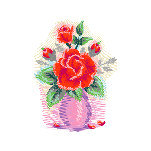 French Rose Flowers French Rose Flowers