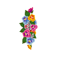 Hollyhocks Flowers Hollyhocks Flowers