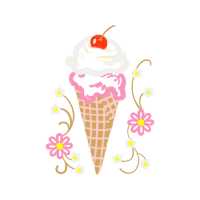 Ice Cream Flowers