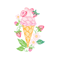 Ice Cream Flowers