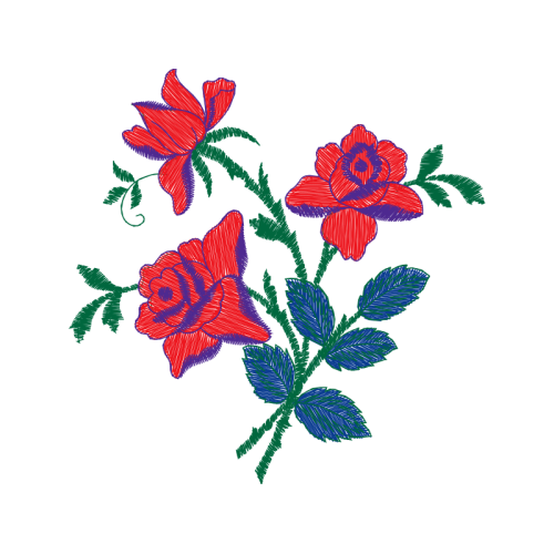 Needlework Flowers Needlework Flowers