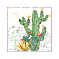 Prickly Pear Flowers