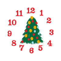 Clock Christmas Clock Christmas