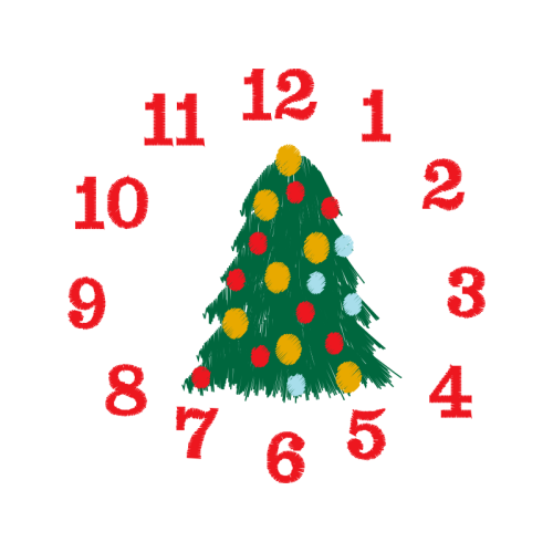 Clock Christmas Clock Christmas