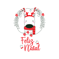 English White Terrier Christmas