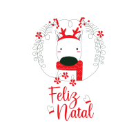 English White Terrier Christmas English White Terrier Christmas