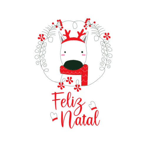 English White Terrier Christmas English White Terrier Christmas