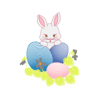 Domestic Rabbit Easter