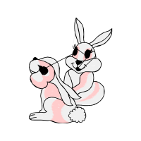 Domestic Rabbit Easter