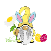 Domestic Rabbit Easter