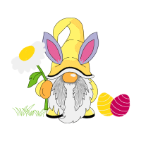 Domestic Rabbit Easter