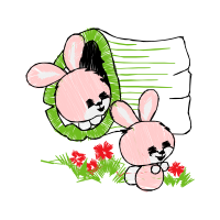 Domestic Rabbit Easter