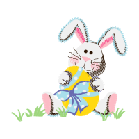 Domestic Rabbit Easter