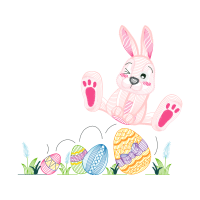 Domestic Rabbit Easter