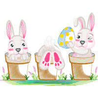 Domestic Rabbit Easter