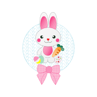 Domestic Rabbit Easter