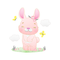 Domestic Rabbit Easter Domestic Rabbit Easter