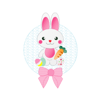 Domestic Rabbit Easter