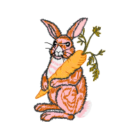 Domestic Rabbit Easter