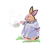 Domestic Rabbit Easter