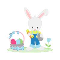 Domestic Rabbit Easter Domestic Rabbit Easter