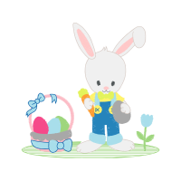 Domestic Rabbit Easter Domestic Rabbit Easter