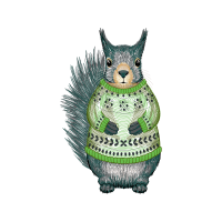 Fox Squirrel Easter Fox Squirrel Easter