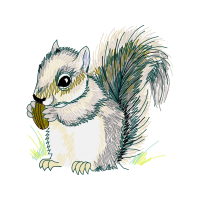 Fox Squirrel Easter Fox Squirrel Easter