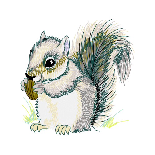 Fox Squirrel Easter Fox Squirrel Easter