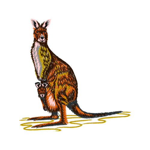 Red Kangaroo Easter Red Kangaroo Easter