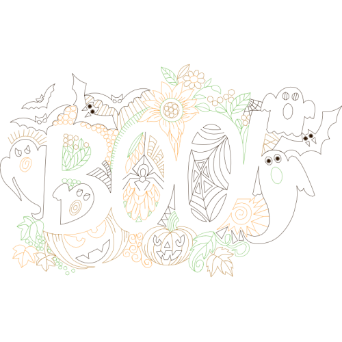 Line Art Halloween Line Art Halloween