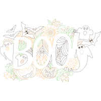 Line Art Halloween Line Art Halloween