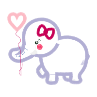 African Elephants Valentine