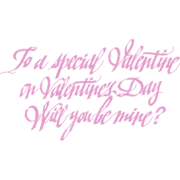 Calligraphy Valentine