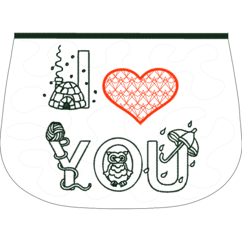 Coloring Page Valentine